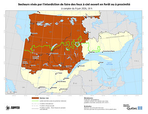 Incendies de forêt -  Interdiction de faire des feux à ciel ouvert en forêt ou à proximité