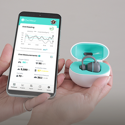 OxiWear Device and App
