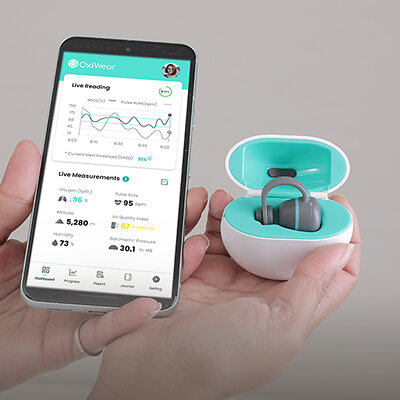 OxiWear Device and App
