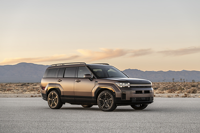 The 2026 Hyundai Santa Fe is photographed near California City, Calif., on Feb. 24, 2025.