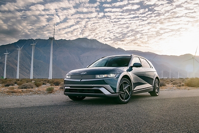 The 2026 Hyundai IONIQ 5 is photographed in Palm Springs, Calif., on Feb. 24, 2025.