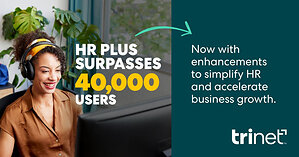 TriNet's HR Plus Offering Surpasses 40,000 Users and Expands HR Support Capabilities for SMBs