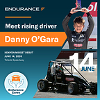 Endurance Launches Partnership With Rising Young Driver Danny O'Gara Ahead of Kenyon Midget Debut