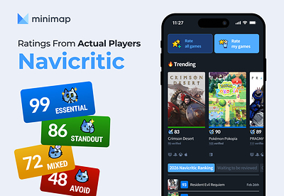 Minimap Launches Navicritic, a Verified Game Rating System Built on Real Gameplay Data Minimap Launches Navicritic, a Verified Game Rating System Built on Real Gameplay Data