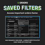 Ordoro Introduces Saved Filters to Simplify Order Management Workflows