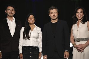 L'ÉTS inaugure Clairière, une œuvre de Nicolas Baier à Ax.c