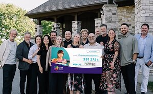 La somme de 281 275 $ remise au Club des petits déjeuners - La communauté des affaires engagée pour le bien-être des enfants
