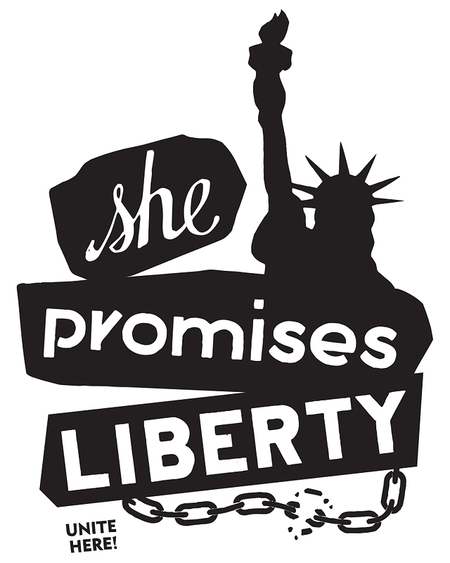 Ahead of World Cup, hospitality union UNITE HERE launches campaign promoting freedom and belonging with newly-released artwork She Promises Liberty