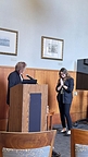 UCLA leaders recognize Jain community donors for supporting the Bhagavan Abhinandan Endowed Chair in Jain Studies.