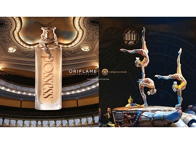 Quand la beauté rencontre la créativité : Oriflame devient le partenaire officiel en matière de parfums pour les tournées du Cirque du Soleil en Europe et au Mexique