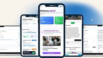 The INsightium platform, as available for iPhone, Android, and on the web on any device