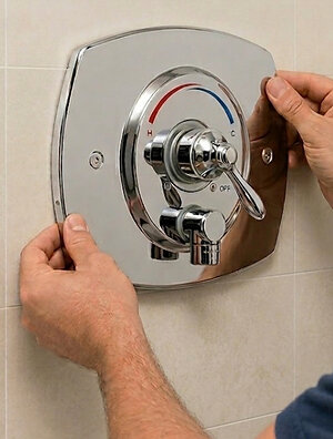 Chicago Faucets Simplifies the Path to Healthier Showers with the Auto-Drain® Trim Plate for Seamless Retrofits