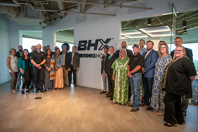 Brinks Home leadership team in new headquarters facility in Farmers Branch, Texas. 
