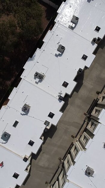 HOA roof after restoration