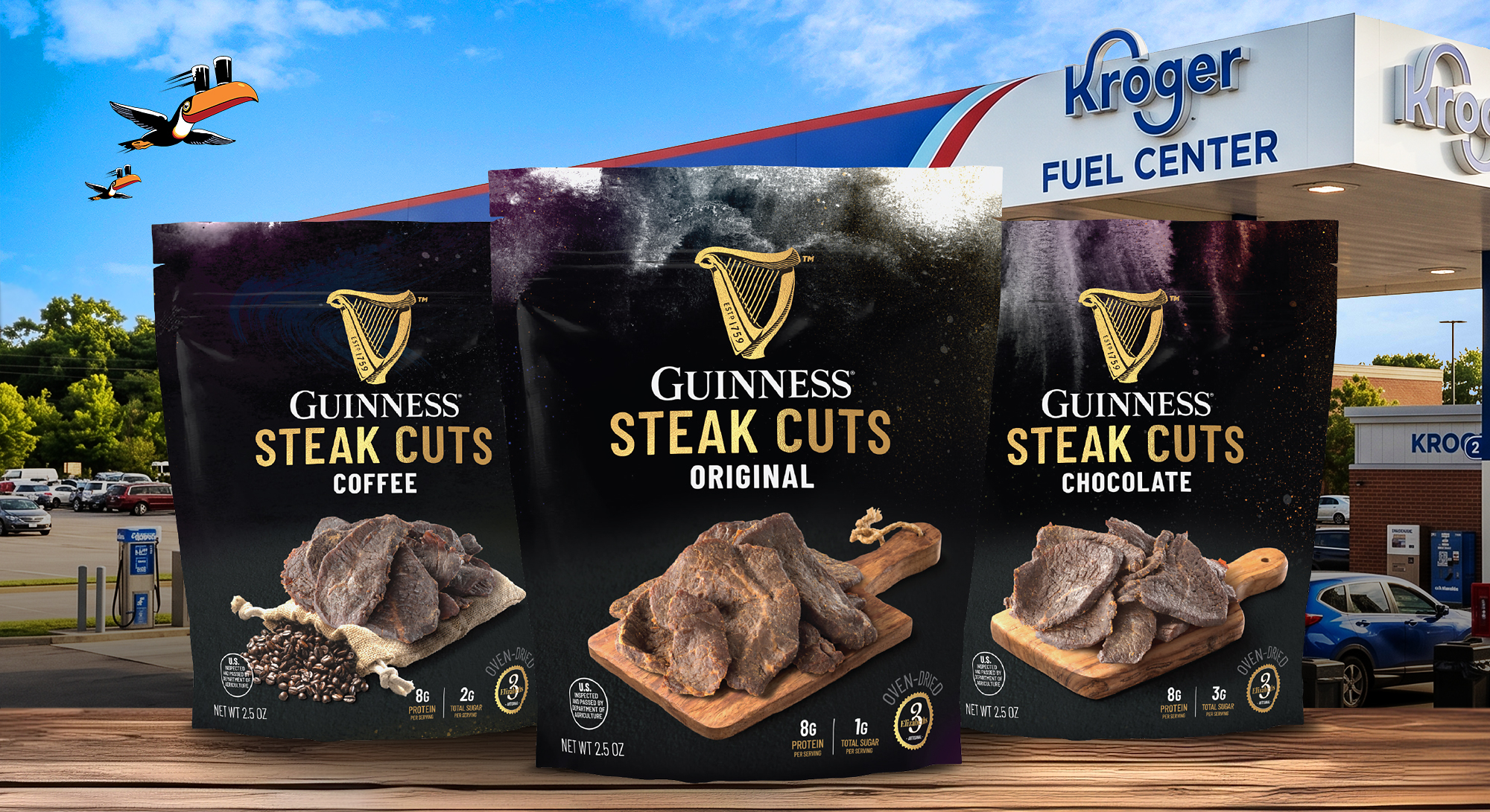 Guinness® Steak Cuts Launch in 1,300+ Kroger Fuel Centers, Accelerating National Growth