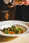La Toque, the acclaimed Napa Valley restaurant led by Chef Ken Frank, will present its 10th Annual All Black Truffle Menu: Summer Edition from July 8–19, 2026. Photo by Brian Carpenter,