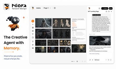 WorkBuddy (atas) dan Miora (bawah) merupakan dua agen AI terbaru yang melengkapi "agent playground" milik Tencent Cloud yang terus berekspansi.