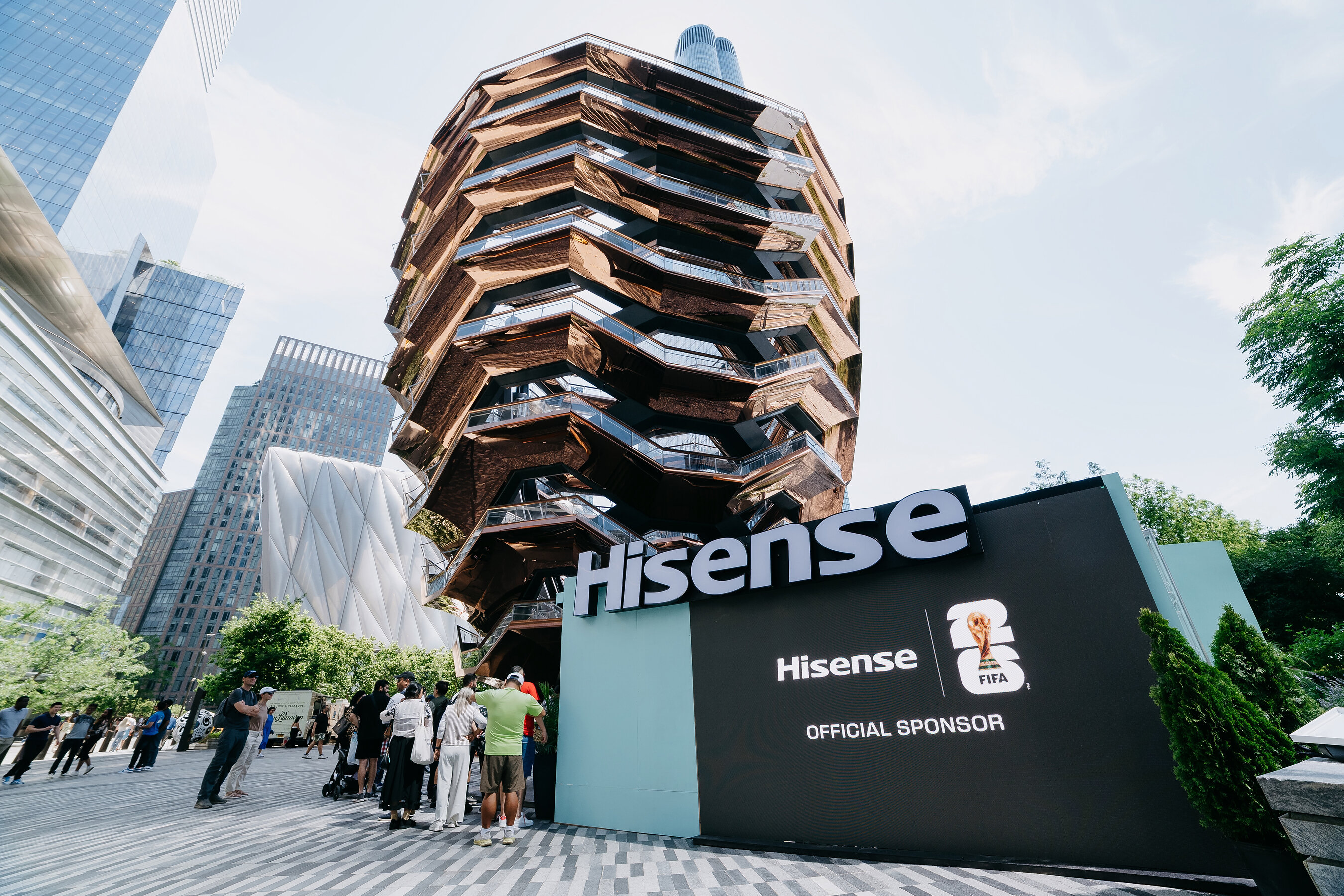 Hisense launches RGB-themed FIFA World Cup 2026 pop-up at Hudson Yards