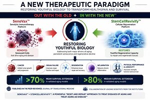 Immorta Bio Publishes Over 70% Increased Longevity in Aging Animals by its Patented Therapeutic Combination