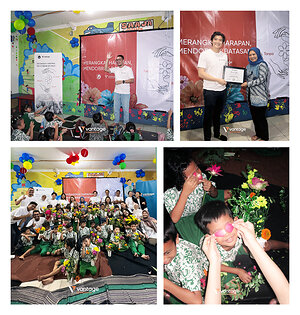 Kegiatan Sosial Hari Anak bersama Sekolah Alternatif Anak Jalanan di Jakarta