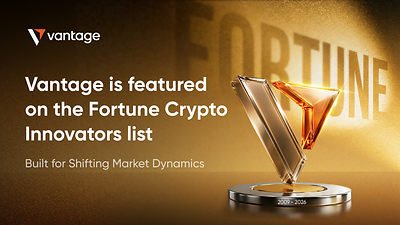 Vantage góp mặt trong danh sách Fortune Crypto Innovators 2026, khẳng định năng lực đổi mới trong giao dịch đa thị trường