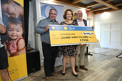 Le 25e tournoi de golf annuel de la Fédération des producteurs d'œufs du Québec a permis d'amasser 102 000 $ au profit de la Fondation Olo