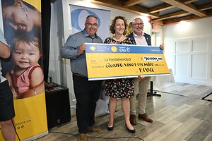 Le 25e tournoi de golf annuel de la Fédération des producteurs d'œufs du Québec a permis d'amasser 102 000 $ au profit de la Fondation Olo
