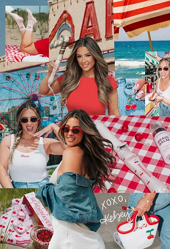Beachwaver Co. x Kelsey Martinez Cherry on Top Collection