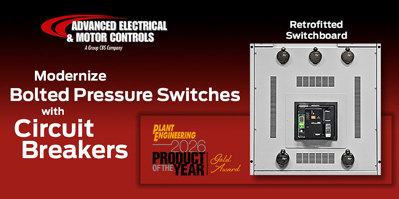 AEAMC Bolted Pressure Switch Retrofit Wins Plant Engineering Product of the Year Award
