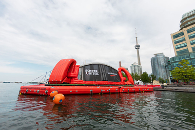 SportChek Opens Canada's First-Ever Floating Futsal Pitch on Toronto Waterfront