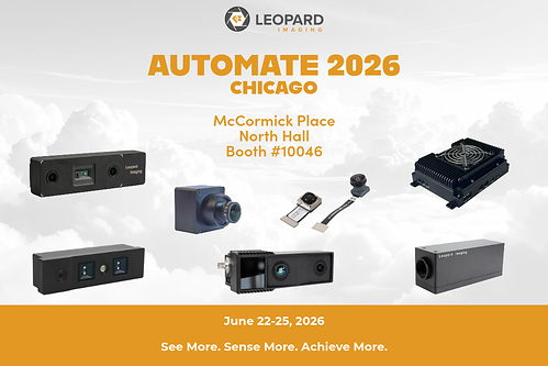 Leopard Imaging® to Showcase Advanced AI Perception and Spatial Intelligence Solutions at AUTOMATE 2026 Leopard Imaging® to Showcase Advanced AI Perception and Spatial Intelligence Solutions at AUTOMATE 2026
