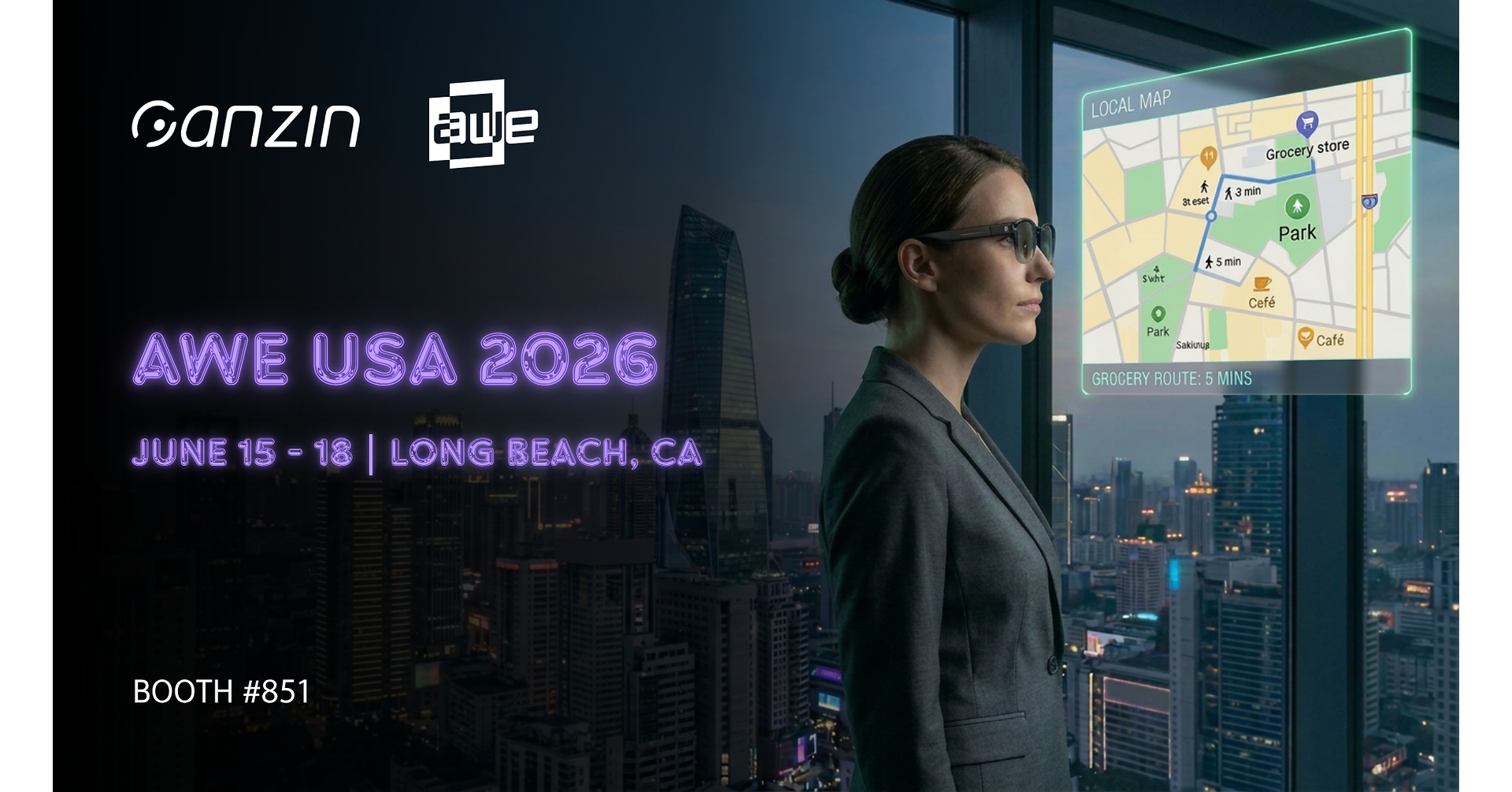 Ganzin Showcases Aurora Ecosystem at AWE 2026 to Accelerate Eye-Tracking AI Glasses Adoption