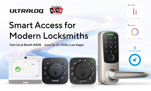 Ultraloq ALOA 2026 Smart Access Locksmiths Booth 208 Ultraloq ALOA 2026 Smart Access Locksmiths Booth 208