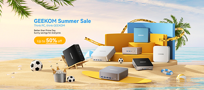 GEEKOM lance sa plus grande promotion estivale de 2026, avec des réductions sur tout le magasin et des prix inférieurs à ceux du Prime Day