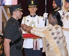 President Droupadi Murmu Confers Kirti Chakra on Chandigarh University Alumnus Major Arshdeep Singh Gill
