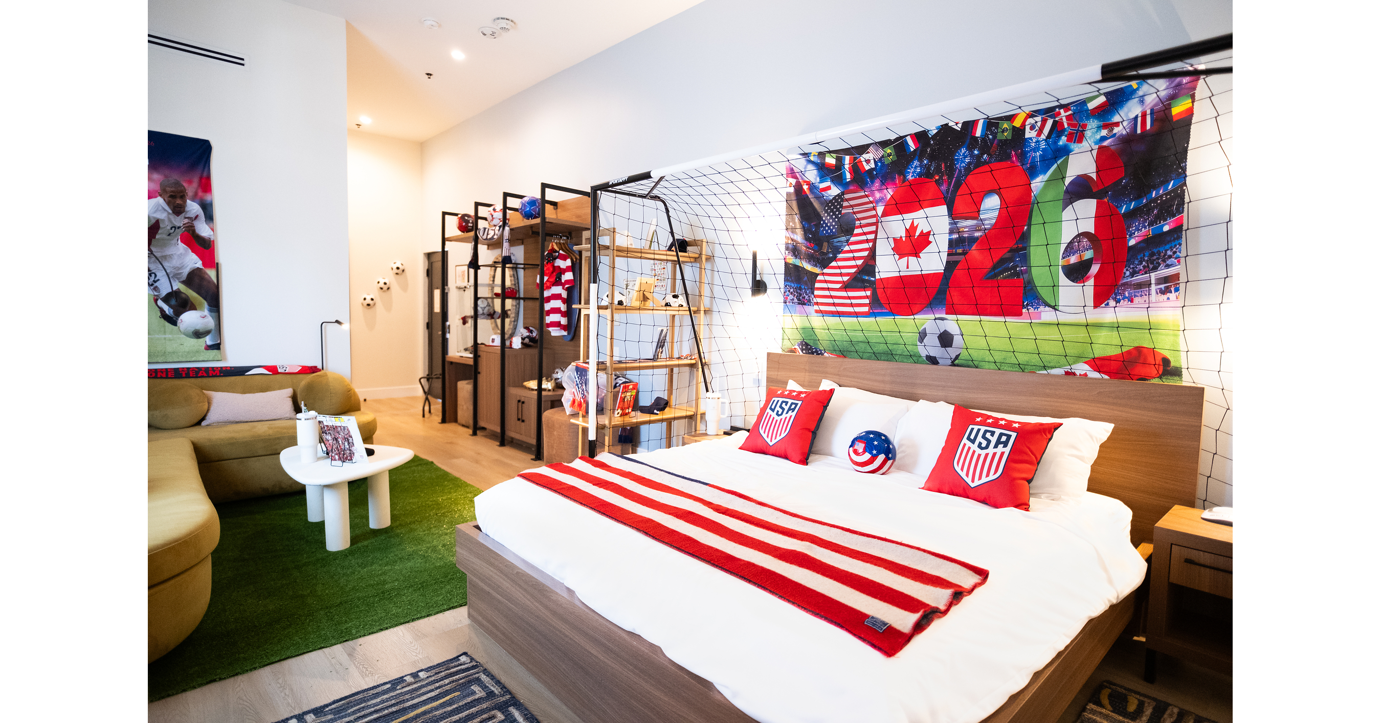 The Anthem Hotel Debuts the Soccer Legends Suite Celebrating U.S. Soccer Culture The Anthem Hotel Debuts the Soccer Legends Suite Celebrating U.S. Soccer Culture