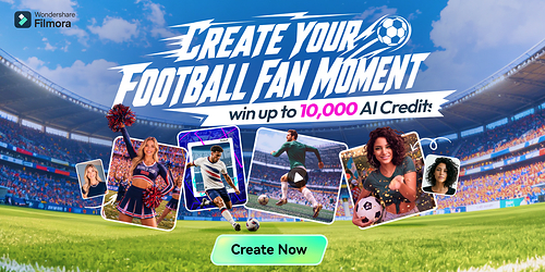 Wondershare Filmora has rolled out a new suite of football-themed creative resources and launched the "My Football Fan Moment" global campaign Wondershare Filmora has rolled out a new suite of football-themed creative resources and launched the "My Football Fan Moment" global campaign