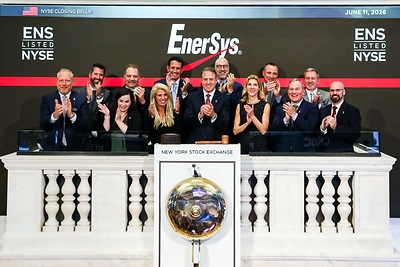 EnerSys rang the NYSE Bell on June 11