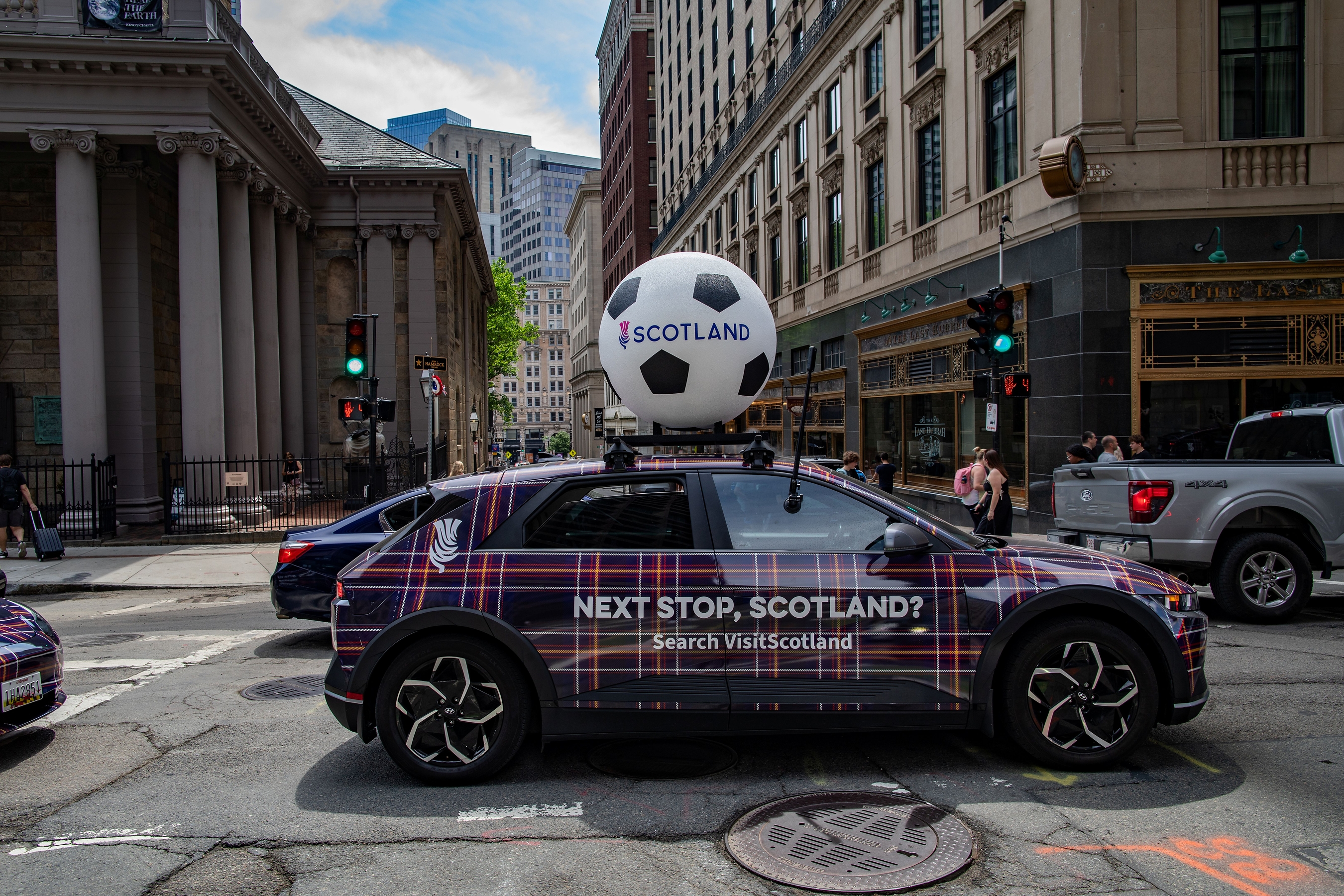 Scotland Launches Tartan Taxi Takeover in Boston