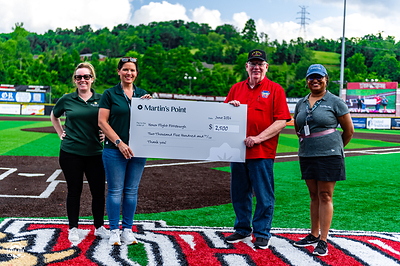 Martin's Point Presents Charitable Contribution to Honor Flight Pittsburg.