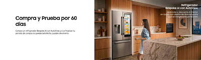 Por primera vez, Compra y Prueba llega a la categoría de línea blanca de Samsung en Latinoamérica con sus refrigeradores Bespoke AI AutoView