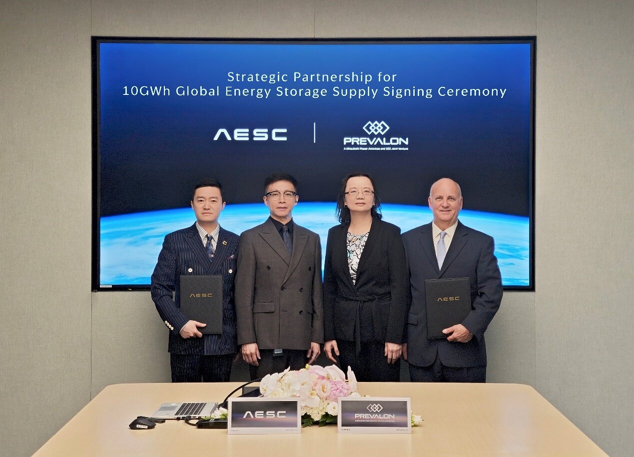 AESC and Prevalon Energy Sign 10+ GWh Strategic Supply Agreement to Support Global Energy Storage Growth