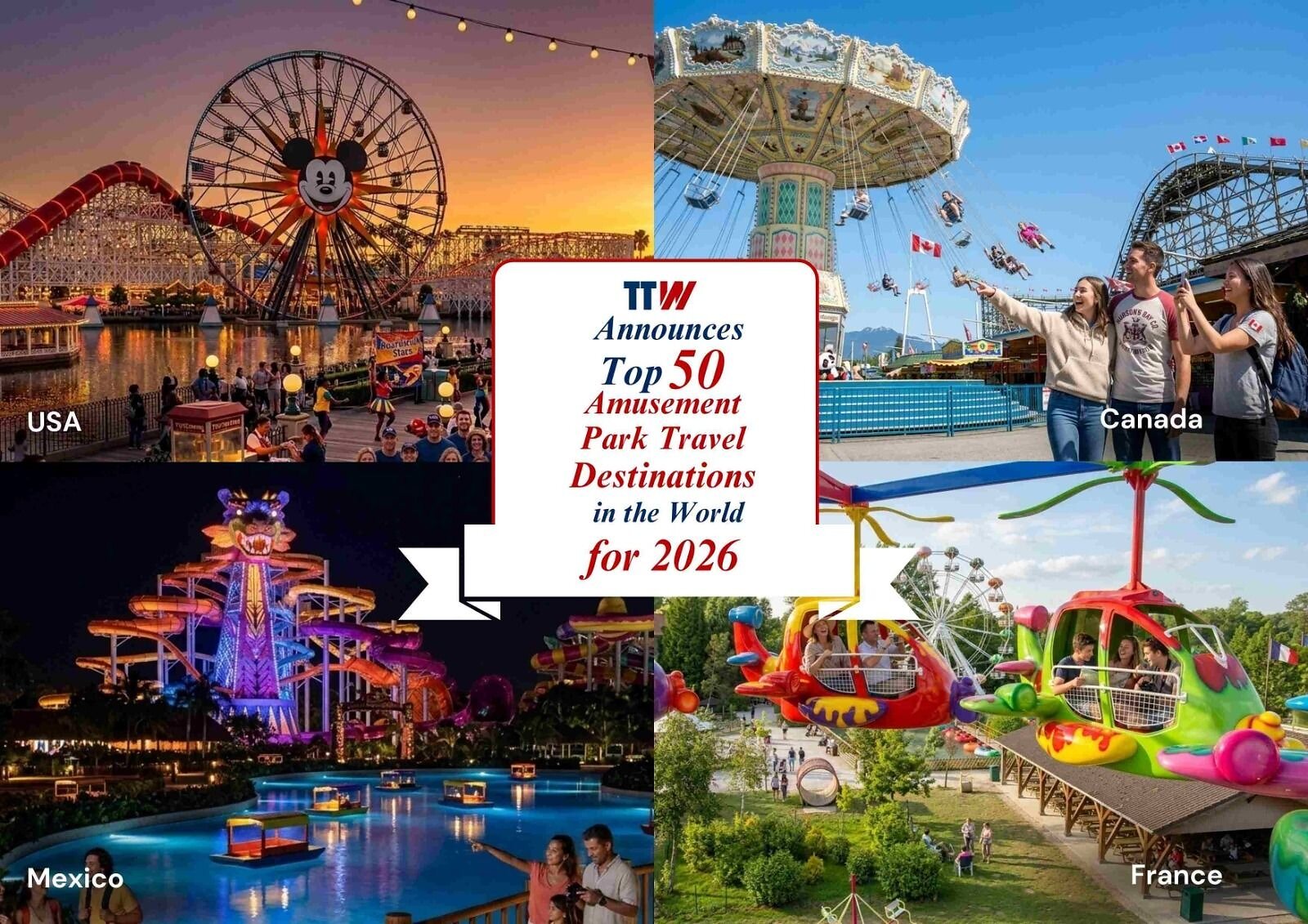 TTW Announces Top 50 Amusement Park Travel Destinations in the World for 2026