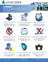 What GateKeeper Solves for You - Manufacturing ShopFloors (CMMC)