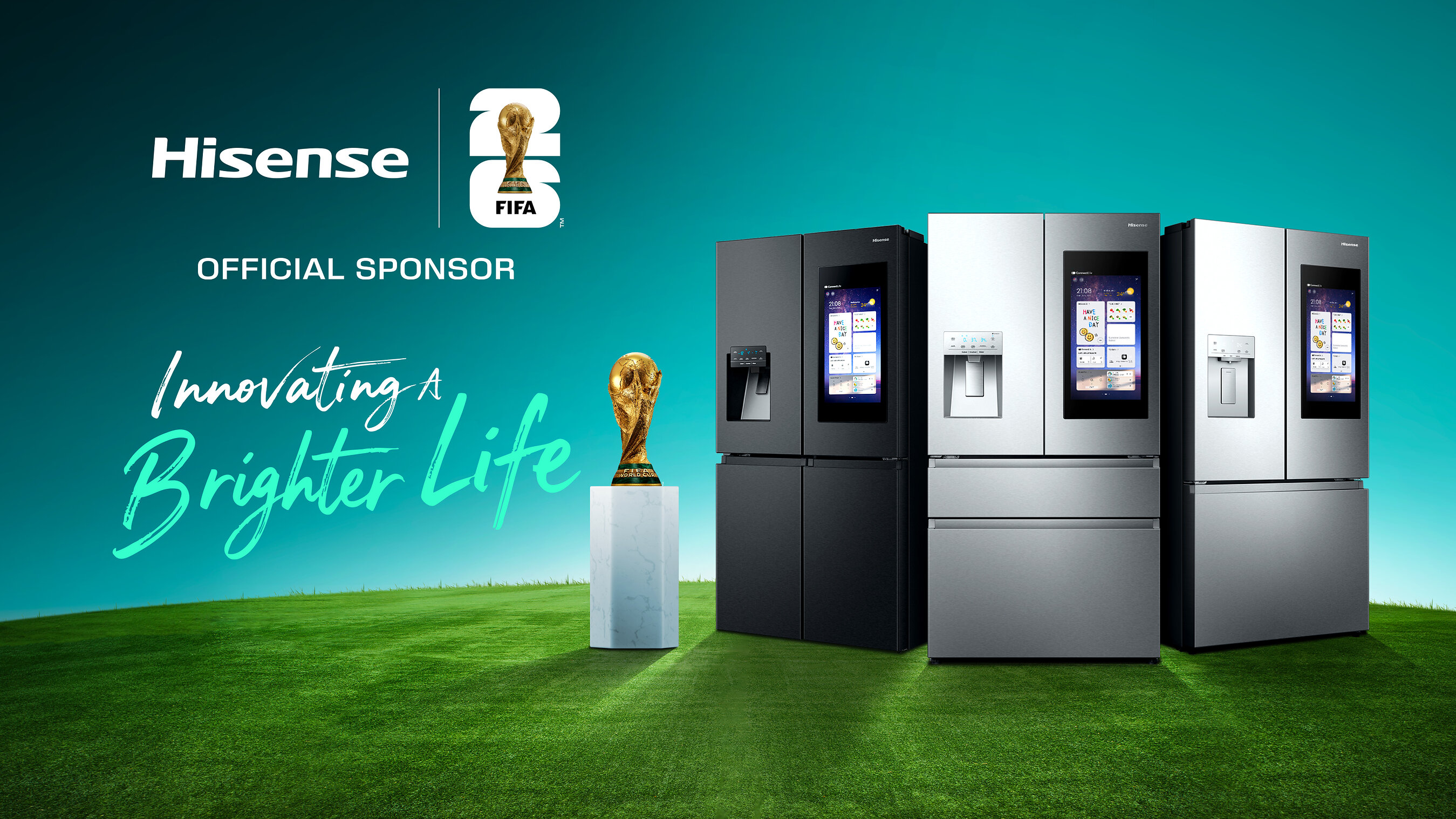 Hisense zapewnia rodzinom bardziej inteligentne doświadczenia z korzystania z urządzeń domowych podczas Mistrzostw Świata FIFA 2026™