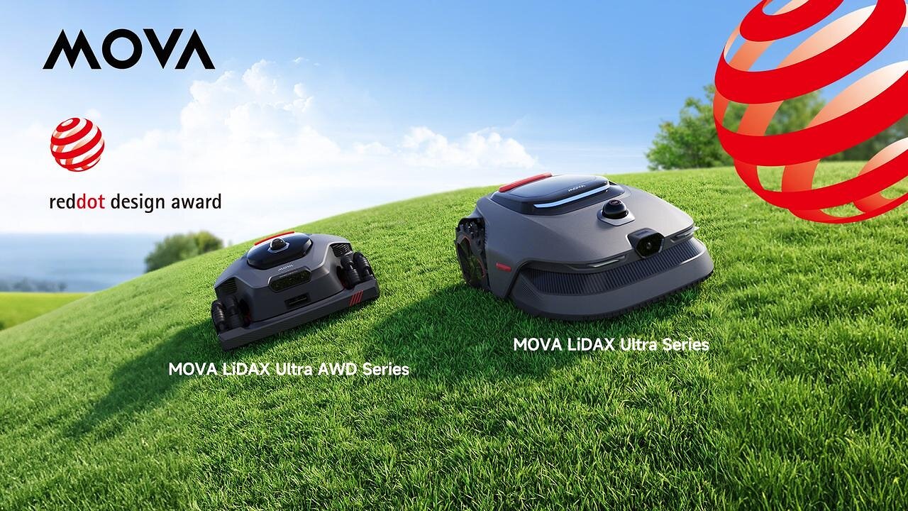 MOVA wins 2026 Red Dot Design Award for smart robotic lawn mowers
