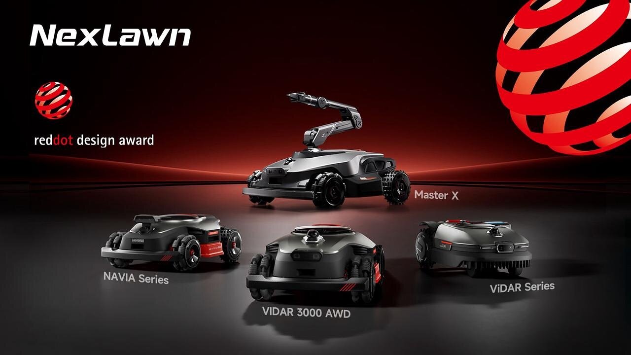 NexLawn robotic lawn mowers win six 2026 iF and Red Dot design awards