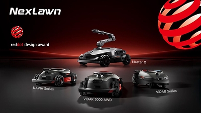 Plusieurs tondeuses robotisées NexLawn remportent des iF et Red Dot Design Awards 2026