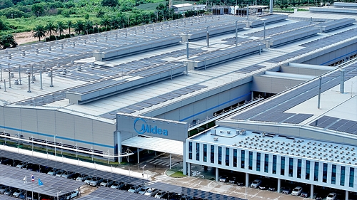 Full PV coverage at Midea Thailand Factory Full PV coverage at Midea Thailand Factory