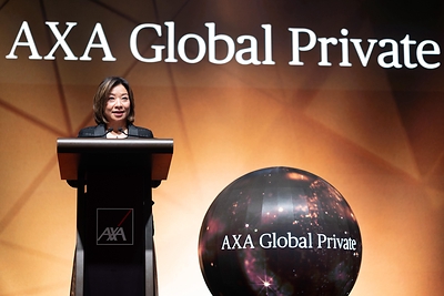 (Photo 3)Sally Wan, Chief Executive Officer of AXA Greater China and AXA Global Private, shares the vision of AXA Global Private and highlights the promising opportunities in Asia. (Photo 3)Sally Wan, Chief Executive Officer of AXA Greater China and AXA Global Private, shares the vision of AXA Global Private and highlights the promising opportunities in Asia.